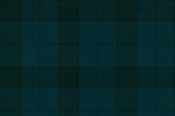 Dormeuil Fabric Green Check 100% Wool (Ref-838110)
