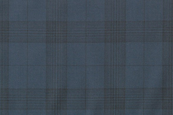 Dormeuil Fabric Green Check 100% Wool (Ref-838110)