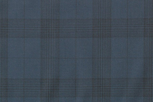 Dormeuil Fabric Green Check 100% Wool (Ref-838110)