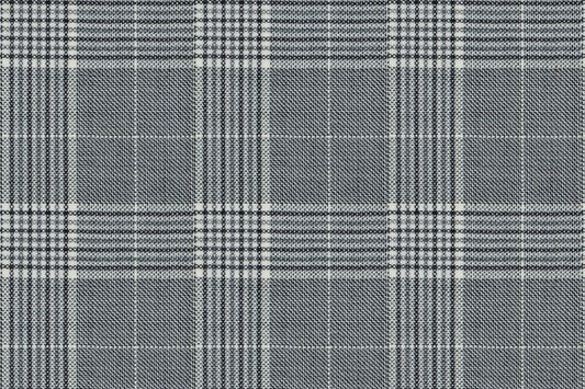 Dormeuil Fabric Grey Check 100% Wool (Ref-838115)