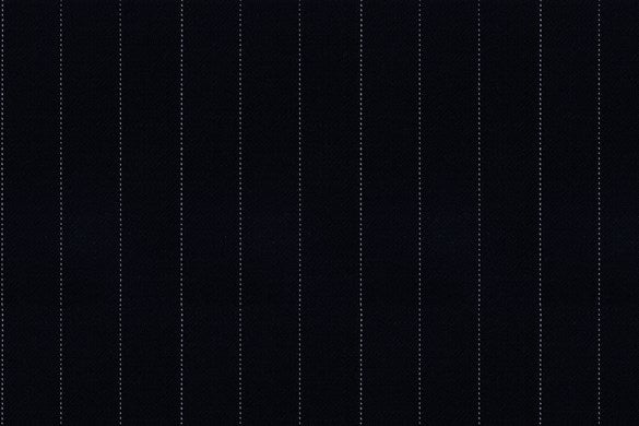 Dormeuil Fabric Navy Stripe 100% Wool (Ref-838119)