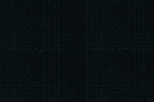 Dormeuil Fabric Green Check 100% Wool (Ref-838121)