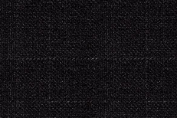 Dormeuil Fabric Grey Check 100% Wool (Ref-838123)