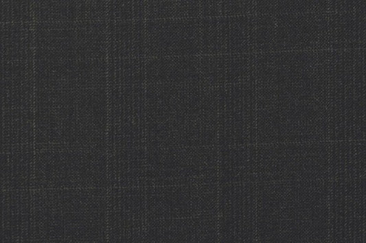 Dormeuil Fabric Grey Check 100% Wool (Ref-838123)