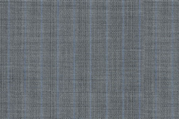 Dormeuil Fabric Grey Stripe 100% Wool (Ref-838135)
