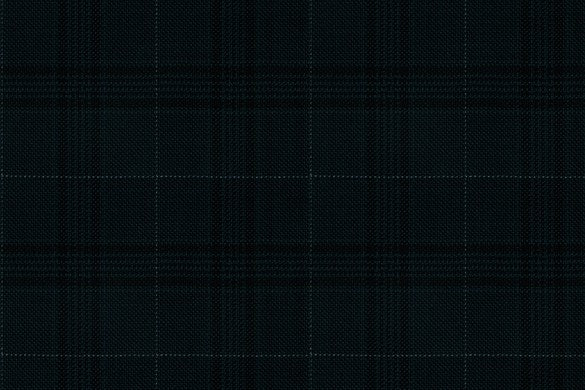 Dormeuil Fabric Green Check 100% Wool (Ref-838140)