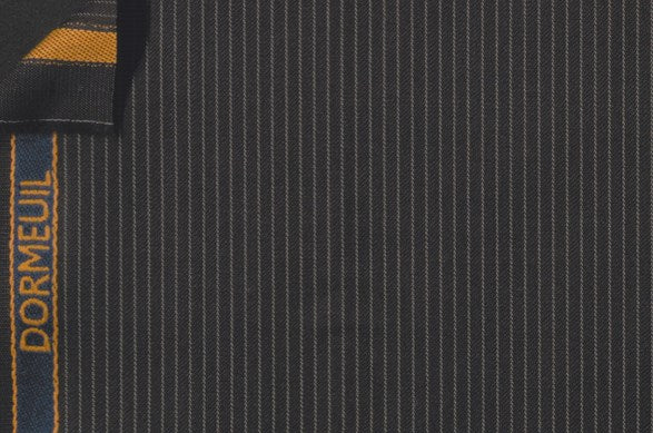 Dormeuil Fabric Navy Stripe 100% Wool (Ref-838147)
