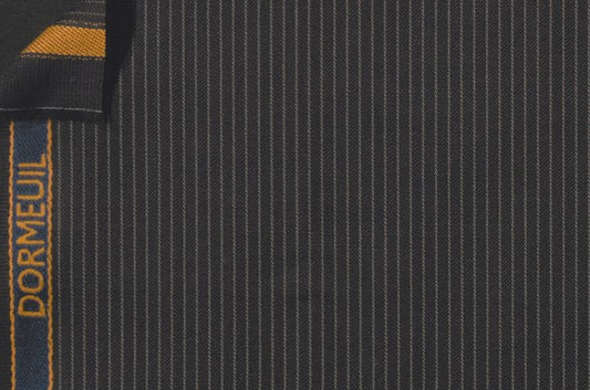 Dormeuil Fabric Navy Stripe 100% Wool (Ref-838147)