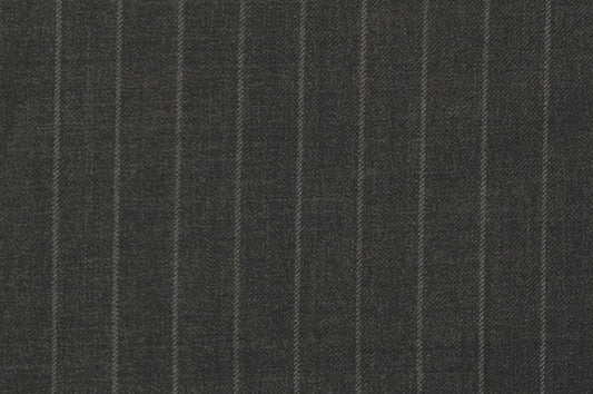 Dormeuil Fabric Grey Stripe 100% Wool (Ref-838150)