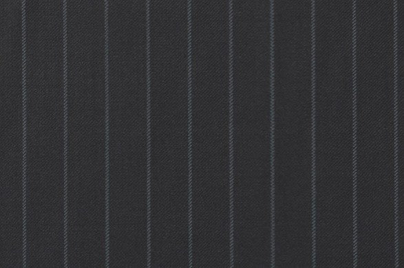 Dormeuil Fabric Navy Stripe 100% Wool (Ref-838151)