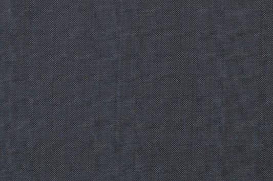 Dormeuil Fabric Blue Semi Plain 100% Wool (Ref-838159)