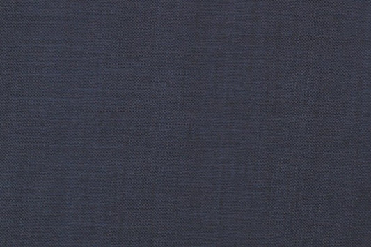 Dormeuil Fabric Blue Semi Plain 100% Wool (Ref-838160)