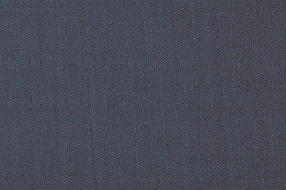 Dormeuil Fabric Blue Plain 100% Wool (Ref-838169)