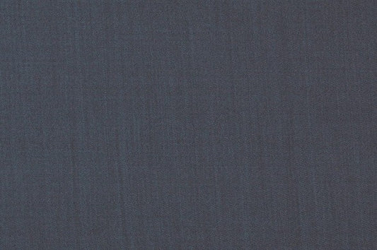 Dormeuil Fabric Blue Plain 100% Wool (Ref-838169)