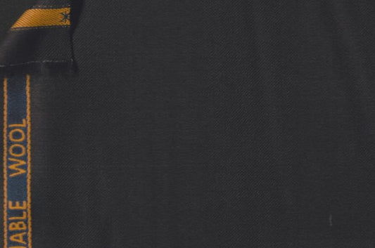 Dormeuil Fabric Navy Plain 100% Wool (Ref-838173)