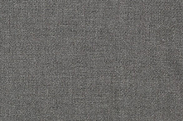 Dormeuil Fabric Grey Semi Plain 100% Wool (Ref-838177)