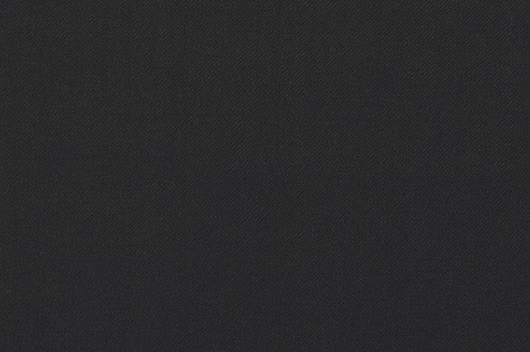 Dormeuil Fabric Black Plain 100% Wool (Ref-838178)