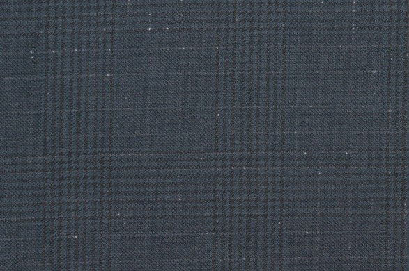 Dormeuil Fabric Green Check 100% Wool (Ref-838181)