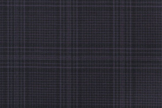 Dormeuil Fabric Purple Check 100% Wool (Ref-838190)