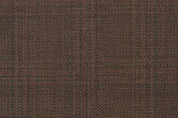 Dormeuil Fabric Brown Check 100% Wool (Ref-838191)