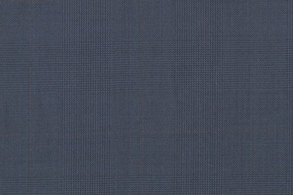 Dormeuil Fabric Blue Check 100% Wool (Ref-838194)