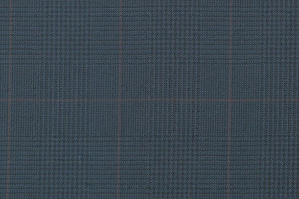 Dormeuil Fabric Blue Check 100% Wool (Ref-838196)