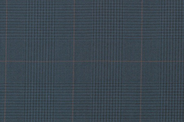 Dormeuil Fabric Blue Check 100% Wool (Ref-838196)