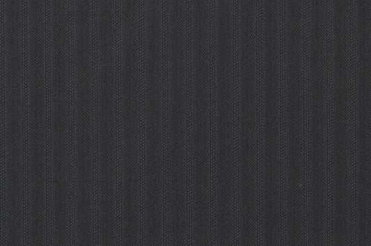 Dormeuil Fabric Navy Herringbone 100% Wool (Ref-838200)