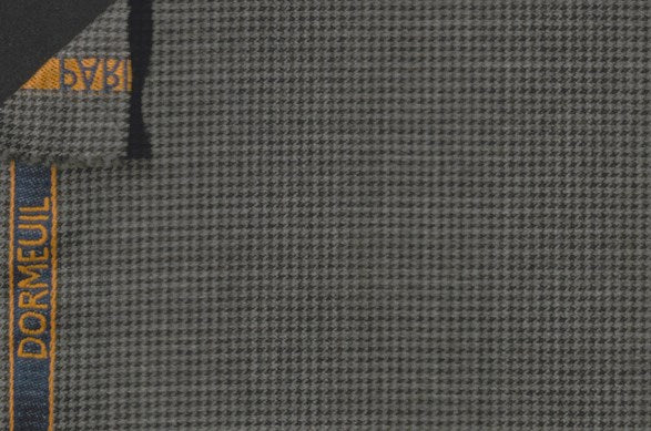 Dormeuil Fabric Grey Houndstooth 100% Wool (Ref-838202)