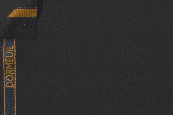 Dormeuil Fabric Navy Plain 100% Wool (Ref-838518)
