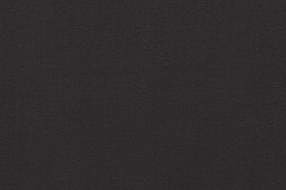 Dormeuil Fabric Black Plain 100% Wool (Ref-838520)