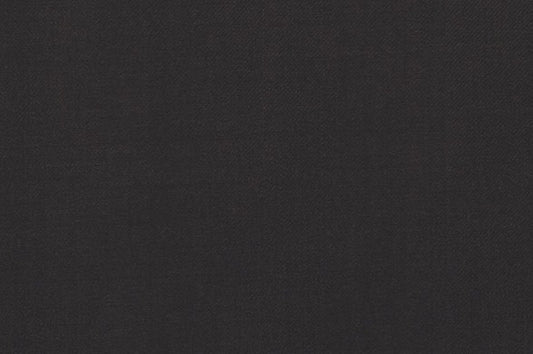Dormeuil Fabric Black Plain 100% Wool (Ref-838520)