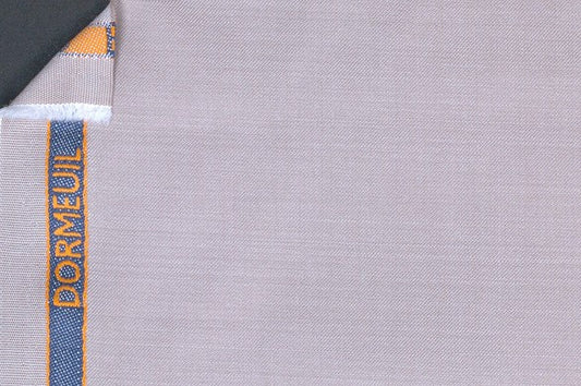 Dormeuil Fabric Beige Plain 100% Wool (Ref-839103)