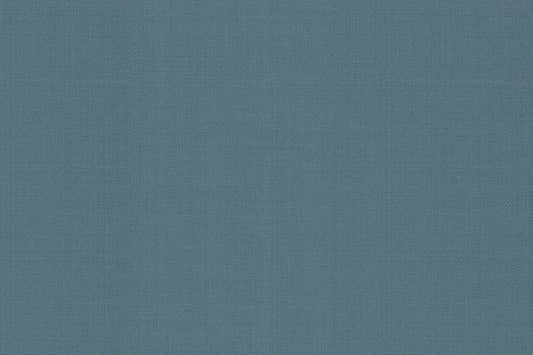 Dormeuil Fabric Blue Plain 100% Wool (Ref-839110)