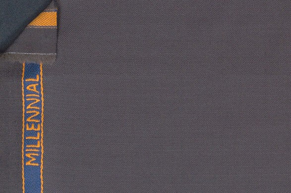 Dormeuil Fabric Brown Plain 100% Wool (Ref-839114)