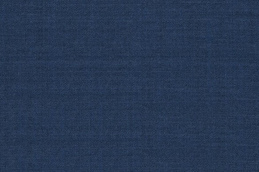 Dormeuil Fabric Blue Plain 100% Wool (Ref-839118)