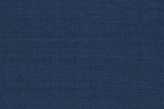 Dormeuil Fabric Blue Plain 100% Wool (Ref-839118)