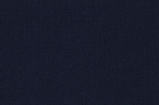 Dormeuil Fabric Navy Plain 100% Wool (Ref-839123)