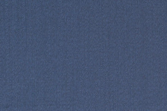 Dormeuil Fabric Blue Plain 100% Wool (Ref-839151)