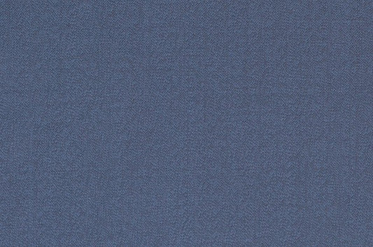 Dormeuil Fabric Blue Plain 100% Wool (Ref-839152)