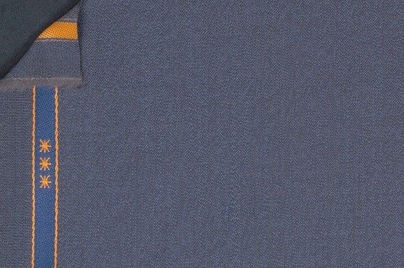 Dormeuil Fabric Grey Plain 100% Wool (Ref-839153)
