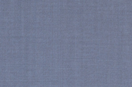 Dormeuil Fabric Blue Plain 100% Wool (Ref-839154)