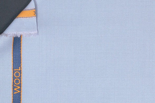 Dormeuil Fabric Grey Plain 100% Wool (Ref-839156)