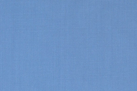 Dormeuil Fabric Blue Plain 100% Wool (Ref-839186)