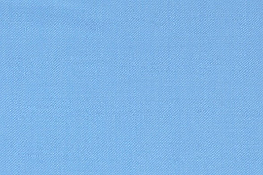 Dormeuil Fabric Blue Plain 100% Wool (Ref-839187)