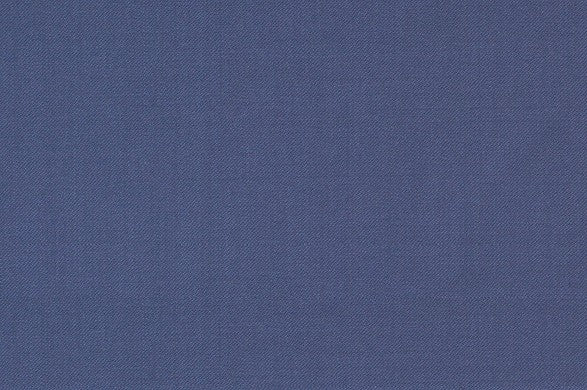 Dormeuil Fabric Blue Plain 100% Wool (Ref-839188)