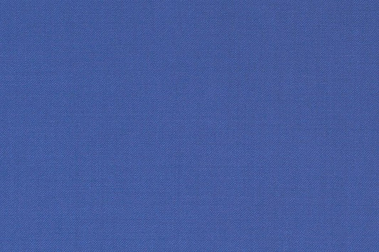Dormeuil Fabric Blue Plain 100% Wool (Ref-839189)