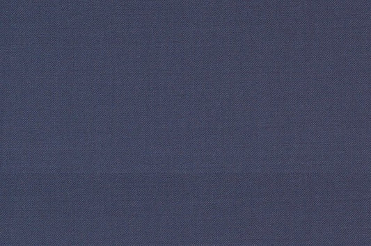 Dormeuil Fabric Navy Plain 100% Wool (Ref-839190)