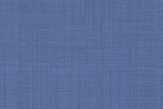 Dormeuil Fabric Blue Plain 99% Wool 1% Lycra (Ref-839507)