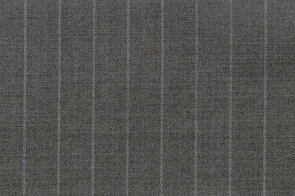 Dormeuil Fabric Grey Stripe 100% Wool (Ref-841003)